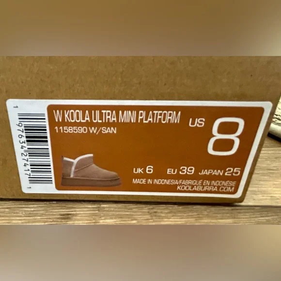 Koolaburra Uggs Ultra Mini Platform Ankle Boots - Picture 6 of 6